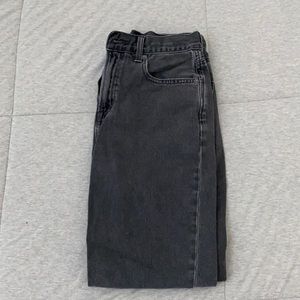 American Eagle black mom jeans, size 4